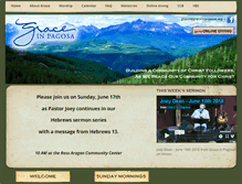 Tablet Screenshot of graceinpagosa.org